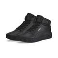 Sneaker PUMA "Carina 2.0 Mid Sneakers Damen" Gr. 38.5, schwarz (black dark shadow gray) Schuhe Schnürstiefeletten