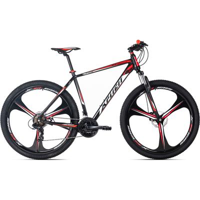 Mountainbike KS CYCLING "Xplicit" Fahrräder Gr. 48 cm, 29 Zoll (73,66 cm), schwarz (schwarz, rot) Hardtail