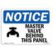 SignMission Notice Sign Aluminum/Plastic in Black/Blue/Gray | 12 H x 18 W x 0.1 D in | Wayfair OS-NS-A-1218-L-14150