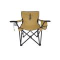 Travel Chair Folding Camping Chair Metal in Black/Brown | 36 H x 38 W x 23 D in | Wayfair 599-RCYCL