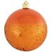 The Holiday Aisle® 6" (150mm) Ornament, Commercial Grade Shatterproof , Ball Shape Ornament Decorations in Orange | 12 H x 6 W x 6 D in | Wayfair