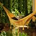 Dakota Fields Mirage In Amber & Cotton Rope Hammock (Triple) Cotton in Yellow/Brown | 71 W x 79 D in | Wayfair F465C892D9A141C59C397EFC1ED6ABE7