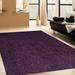 Indigo 180 x 60 x 0.5 in Area Rug - Dakota Fields Square Alltawanna Solid Color Power Loomed Area Rug in Purple | 180 H x 60 W x 0.5 D in | Wayfair