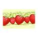 East Urban Home Strawberries 50 in. x 30 in. Non-Slip Indoor Outdoor Door Mat Synthetics in Brown/Red/Yellow | 50 H x 30 W x 0.2 D in | Wayfair