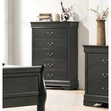 Canora Grey Mirja 47.88" Height 5-Drawer Wood Chest Wood in Gray | 47.88 H x 31.5 W x 15.75 D in | Wayfair C464A7F2CAA94360A9B0D2985AD3B53D