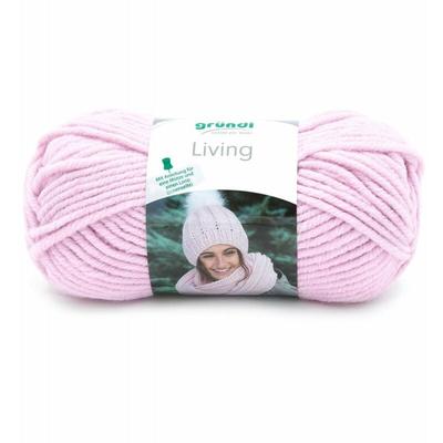 Wolle Living 100 g rose Handarbeit - Gründl