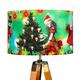 Lampshade Alice in Wonderland Christmas Green Velvet - Drum Lamp Shade - 25cm 30cm 40cm 45cm Table lamp shade, ceiling Shade, Pendant