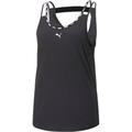 PUMA Damen Top Puma Strong Tri-Blend Tank, Größe L in Schwarz