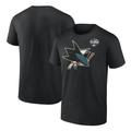 Men's Fanatics Branded Black San Jose Sharks 2022 NHL Global Series T-Shirt