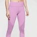 Athleta Pants & Jumpsuits | Athleta Xs Mesh Contender Capri In Powerlift, Violet Blush #210134 Zip Pockets | Color: Pink/Purple | Size: Xs