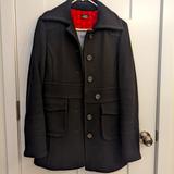 J. Crew Jackets & Coats | Black Wool J.Crew Button Down Peacoat Size 6 | Color: Black | Size: 6