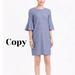 J. Crew Dresses | J Crew Pin Stripe Dress Sz 4 | Color: Blue/White | Size: 4