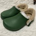 Coach Shoes | Coach Lola Clog | Color: Cream/Green | Size: 7 (6.5)