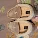 Polo By Ralph Lauren Shoes | Gold, Glittery Polo By Ralph Lauren Kid's Slippers | Color: Cream/Gold | Size: 10g