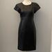 Nine West Dresses | Nine West 100% Genuine Leather Black Lined Dress Size 2 | Color: Black | Size: 2