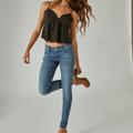 Lucky Brand Low Rise Lizzie Skinny - Women's Pants Denim Skinny Jeans in Gemini, Size 31 x 27
