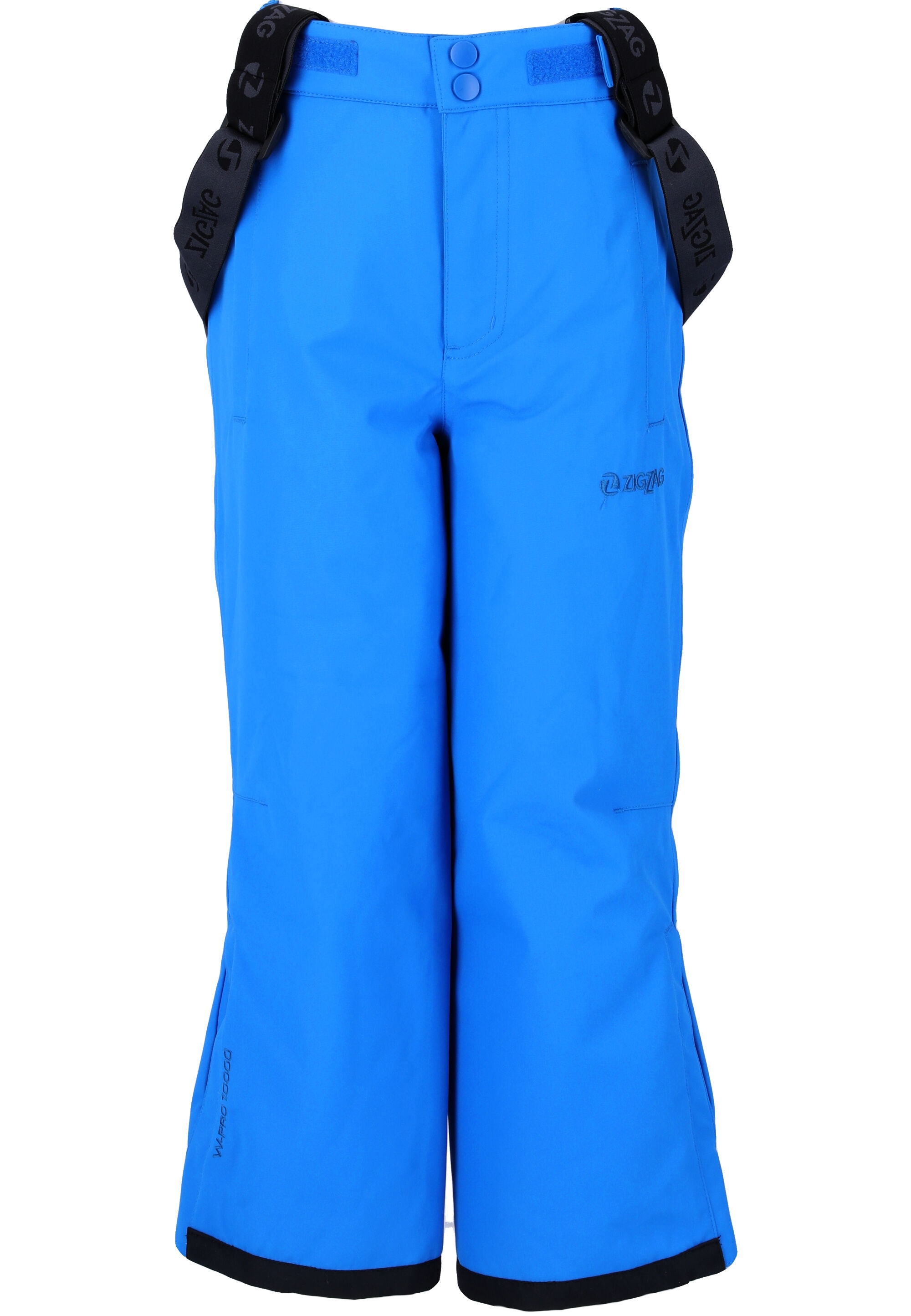 Skihose ZIGZAG "Soho", Kinder, Gr. 128, EURO-Größen, blau, 88% Polyester, 12% Elasthan, unifarben, lang, Hosen, mit abnehmbaren Hosenträgern Image
