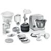 BOSCH Küchenmaschine "MUM5 MUM5XL72", grau (mineral grau, silber), B:28cm H:28,2cm T:27,1cm, Küchenmaschinen, mit umfangreichem Zubehör