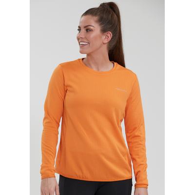 Funktionsshirt ENDURANCE "Leah", Herren, Gr. 44, orange, 93% Polyester, 7% Elasthan, meliert, casual, normal, Rundhals, Langarm, Shirts, mit reflektierenden Details Image