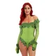 Poison Ivy Cosplay Costume pour femme Pamela Lillian Isley costume de batterie Halloween Smile