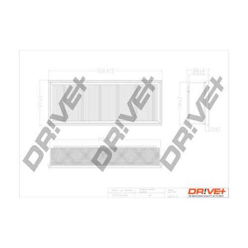 Drive+ Luftfilter für VAG 8R0133843K 8K0133843M 8R0133843D DP1110.10.0166