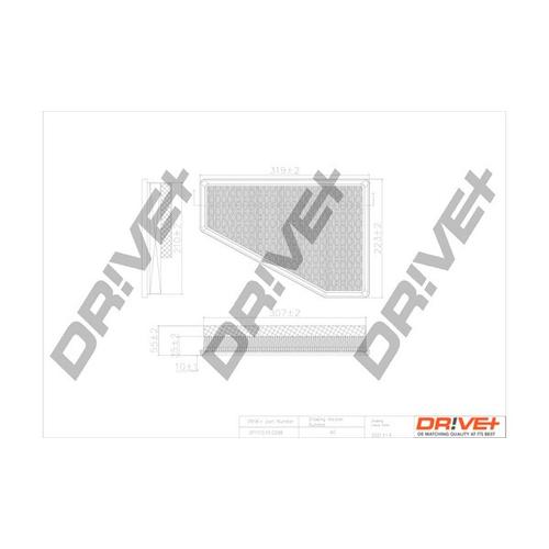 Drive+ Luftfilter für CHRYSLER 04891462AB 04891462AC K04891462AC DP1110.10.0298