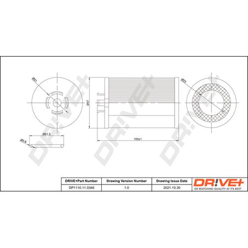Drive+ Ölfilter für OPEL Astra J Zafira Tourer C Cascada Insignia A K B