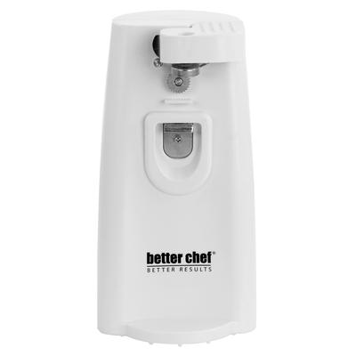 Better Chef Electric Can Opener with Sharpener and Bottle Opener White - 4.5in x 4.8in