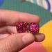 Kate Spade Jewelry | Kate Spade Hot Pink Glitter Earrings | Color: Gold/Pink | Size: Os