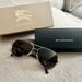 Burberry Accessories | Brand New Burberry Aviator Sunglasses | Color: Black/Gold | Size: Os