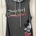 Disney Tops | 2xl Disneyland Resort Sleeveless T-Shirt Hooded/Hoodie | Color: Gray | Size: 2x