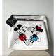 Disney Bath & Body | Disney : Mickey And Minnie Two Piece Vegan Leather Pouch Set | New | Color: Black/Red | Size: Os