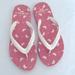 Coach Shoes | Coach Flip Flops Cleo Butterfly Size 5 | Color: Pink/White | Size: 5