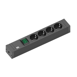 BACHMANN CONNECT LINE 4xSchutzkontakt, Schalter Image