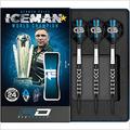 RED DRAGON Gerwyn Price Iceman Special Edition World Champion 24 Gram Tungsten Darts Set with Flights and Stems
