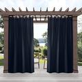 Exclusive Home Curtains VT Gardinenpaneel mit Lichtfilterung, 137 x 254 cm, Marineblau