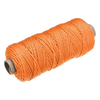 Twisted Nylon Mason Line Orange 100M/109 Yard 2MM Dia for DIY Projects