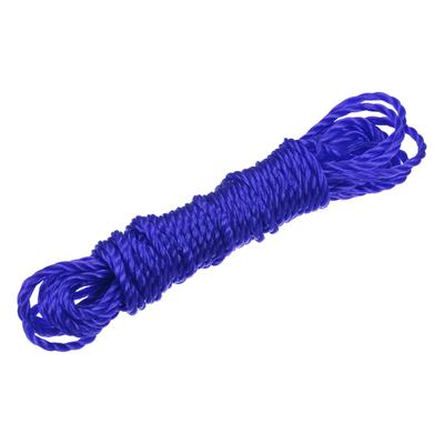 Twisted Nylon Mason Line Blue 8M/26 Feet 4MM Dia for DIY Projects