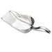 Ice Scoop Stainless Steel 12x3.5" Flour Cereal Food Utility Shovel - Silver