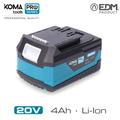 08771 batteria al litio 20V 4,0 Ah batteria pro series edm - Koma Tools