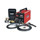 Lincoln Electric 88 Amp Handy MIG Wire Feed Welder with Gun, MIG and Flux-Cored Wire, Hand Shield, Gas Regulator and Hose, 115V