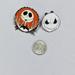 Disney Accessories | Disney Nightmare Before Christmas Jack Skellington Pins | Color: Black/Orange | Size: Os