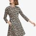 Kate Spade Dresses | Kate Spade Leopard Print Fit And Flare Dress, Size 2, Nwt | Color: Brown/Tan | Size: 2
