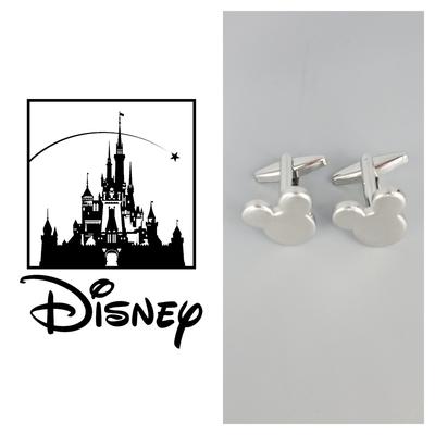 Disney Accessories | Disney Mickey Mouse Silvertone Cuff Links | Color: Silver | Size: Os