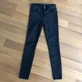 American Eagle Outfitters Jeans | American Eagle Outfitters Black Denim Jeans - Hi-Rise Jegging Super Stretch - 4 | Color: Black | Size: 4