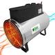 Elixir Gardens Low Energy 2 Heat Setting Industrial Adjustable Power Portable Electric Fan Heater | TSE-30M (1-2.8kW) | Household, Warehouse, Workshop, Garage, Caravan, Shed & Site Space Heating