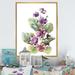 Winston Porter Wild Viola Purple Flowers - on Metal in Green/Indigo | 40 H x 30 W x 1.5 D in | Wayfair 8782683CC21748798DE49EFE104C096A