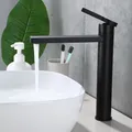 Tuqiu robinet de salle de bains en laiton massif robinet de salle de bains en or brossé robinet de