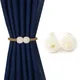Corde à boucle pour rideau en perles 1 pièce boule suspendue en or accessoires pour rideaux