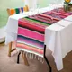 Nappe de Table en coton 35x215cm 1 pièce drapeau de Style mexicain fournitures de fête de